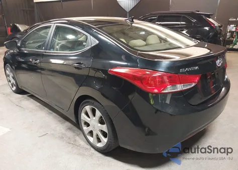 2011 Hyundai Elantra Limited z USA, uszkodzony, nr VIN 5NPDH4AE2BH045989